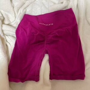 hot pink alphalete shorts